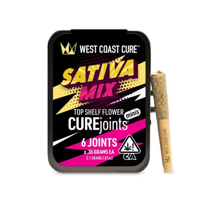 Sativa (.35g x 6) 2.1g Curejoints Prerolls
