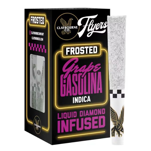 Grape Gasolina (0.5g x 5) 2.5g Frosted Infused Prerolls