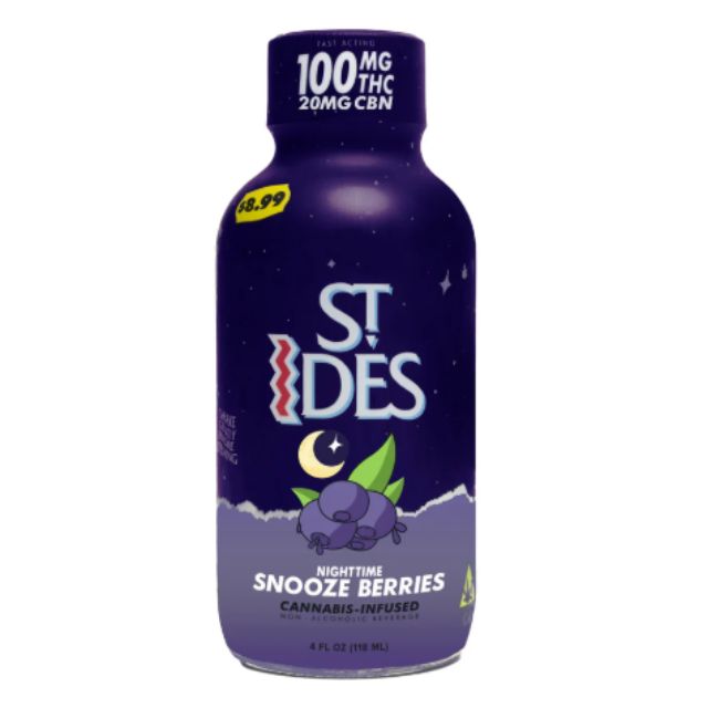 Snooze Berries 100mg 4oz Shot