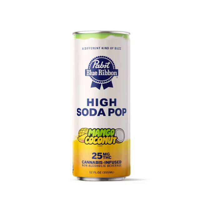 Mango Coconut 25mg Infused Soda 12oz
