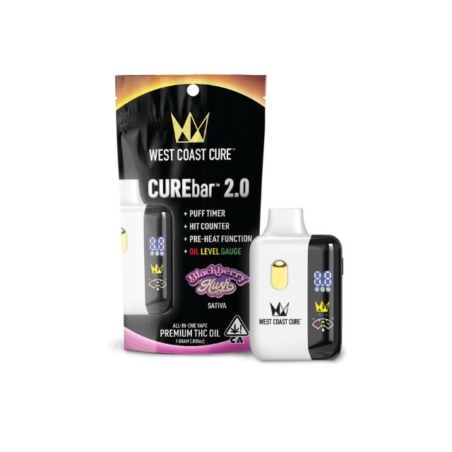 Blackberry Kush 1g CUREbar 2.0 All-in-One Vape