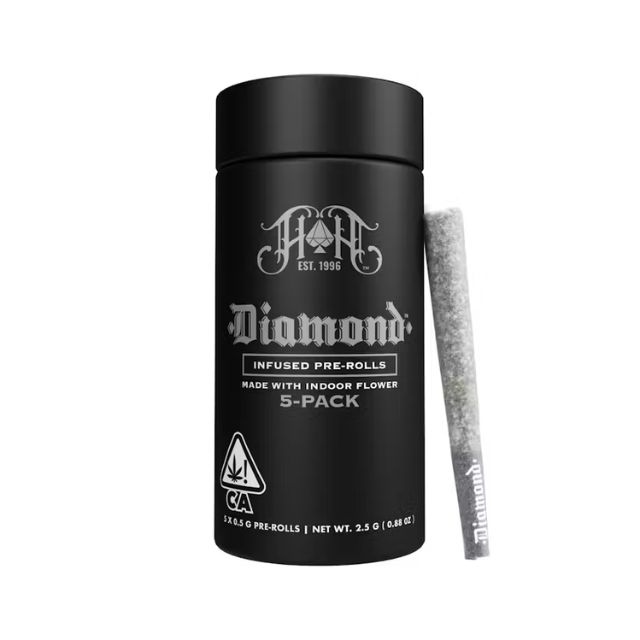 Lady Pink Cam (0.5g x 5) 2.5g Diamond Infused Prerolls