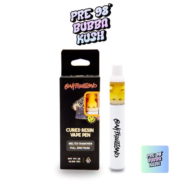 Pre 98 Bubba Kush 1g Cured Resin All-in-One Vape