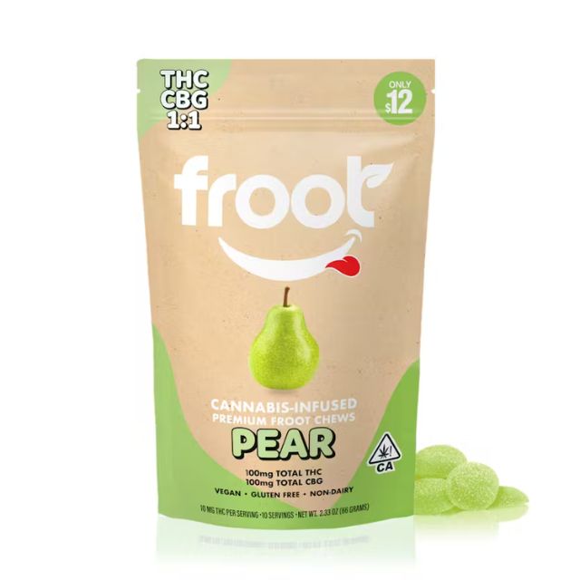 Pear CBG 1:1 100mg Gummies