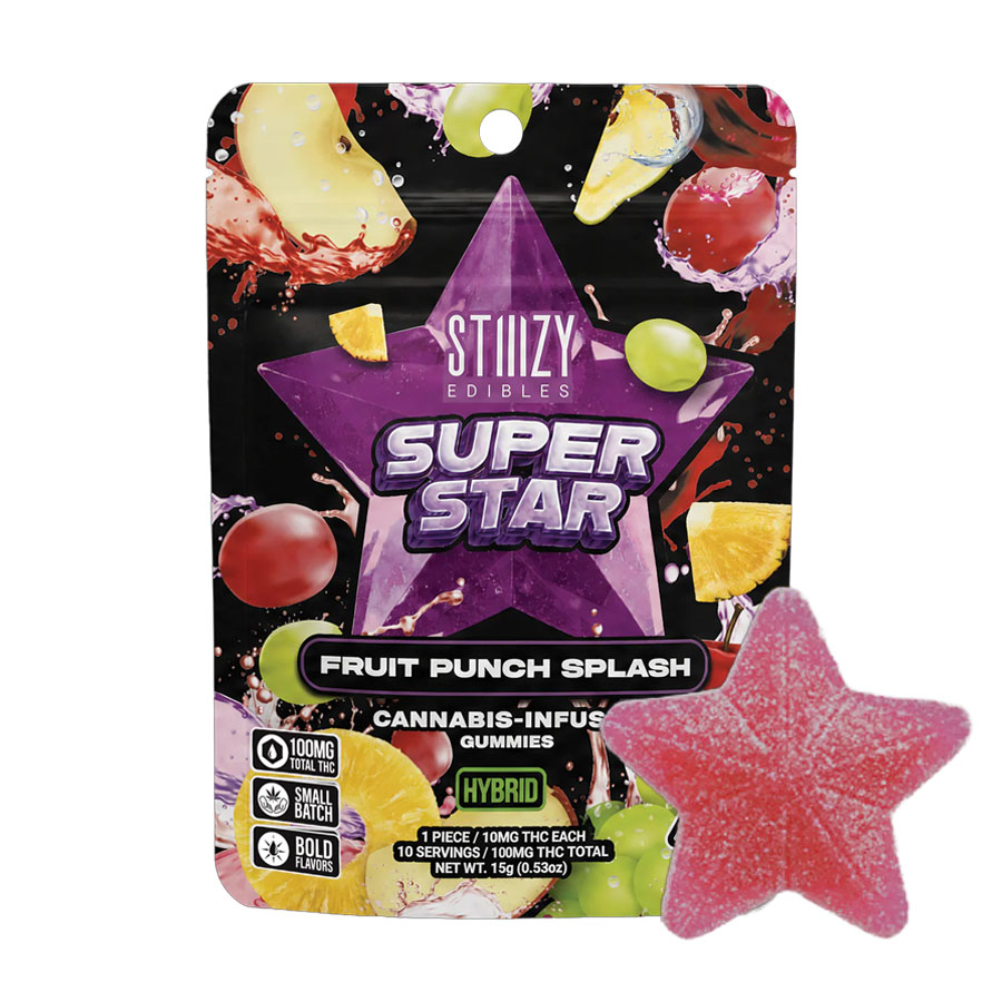 Fruit Punch Splash 100mg Star Gummies