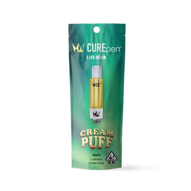 Cream Puff 1g Live Resin CUREpen Vape Cart