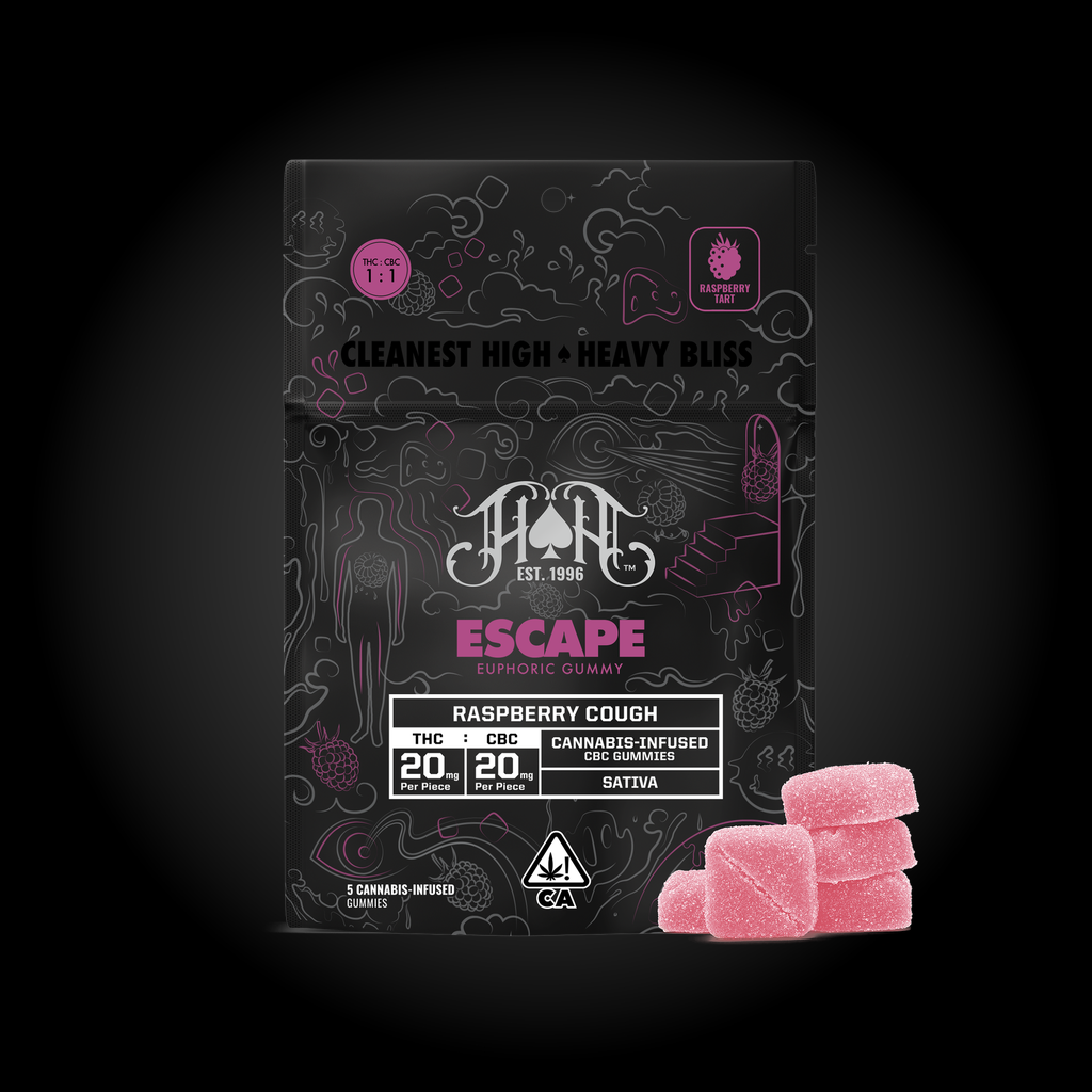 Raspberry Cough CBC 5 Pack Gummies