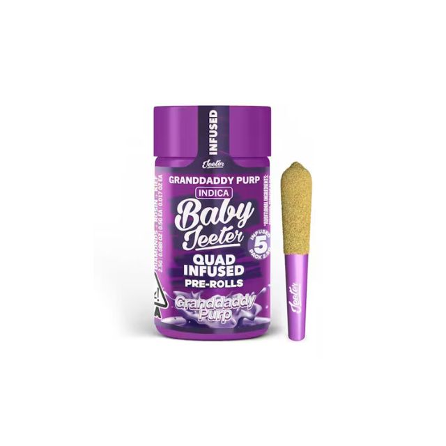 Granddaddy Purp (0.5g x 5) 2.5g Infused Prerolls
