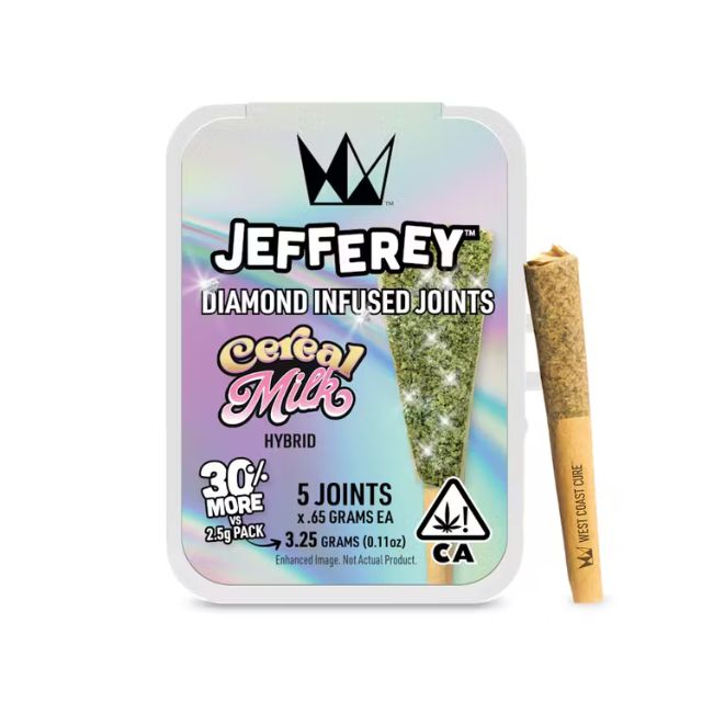 Cereal Milk (.65g x 5) 3.25g  Jefferey Infused Prerolls