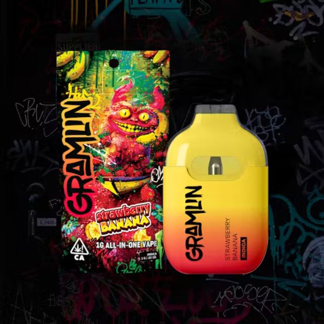 Strawberry Banana 1g All-in-One Vape