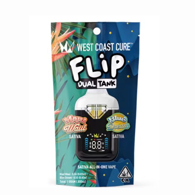 Maui Waui x Blue Dream 1g Flip CUREbar All-in-One Vape
