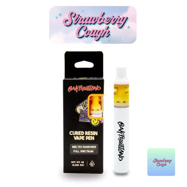 Strawberry Cough 1g Cured Resin All-in-One Vape