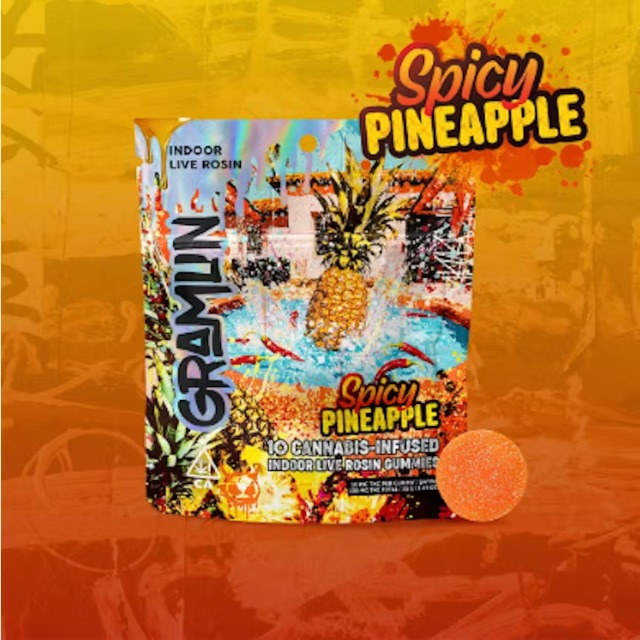 Spicy Pineapple 100mg Gummies