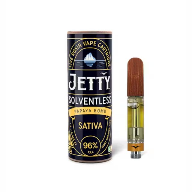 Papaya Bomb 1g Solventless Live Rosin Vape Cart
