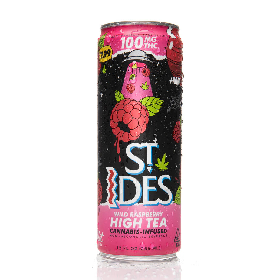 Wild Raspberry 100mg Infused High Tea 12oz