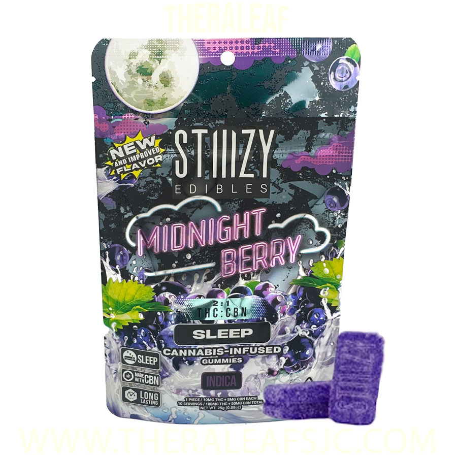 Midnight Berry 2:1 THC:CBN 10 Pack Gummies