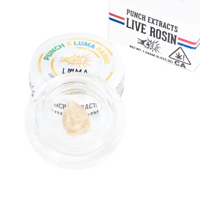 T2  Luma's Banana Punch 1g Live Rosin Badder