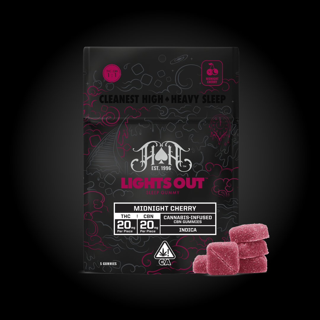 Midnight Cherry CBN 5 Pack Gummies