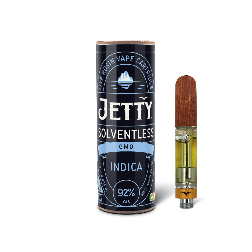 GMO 1g Solventless Live Rosin Vape Cart
