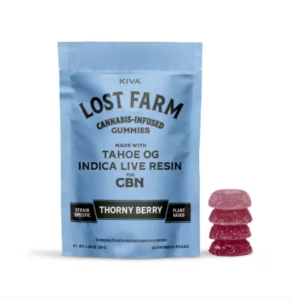 THORNY BERRY (1:1) (THC:CBN) (LIVE RESIN) 10PK (100MG)