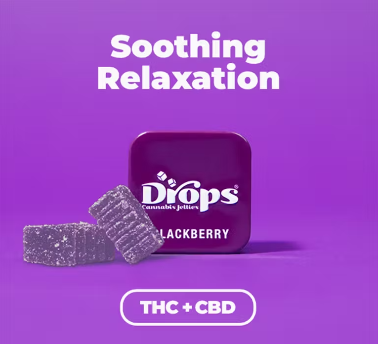 SINGLE - ENHANCED BLACKBERRY [I] THC:CBD (1:2) LIVE ROSIN GUMMY - 100 mg