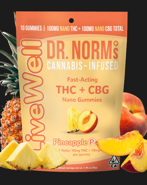 LIVEWELL PINEAPPLE PEACH 1:1 (100MG)[H]