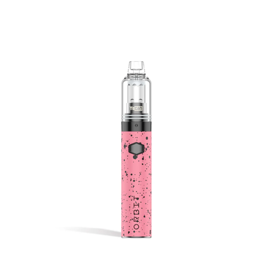 ORBIT CONCENTRATE VAPORIZER WITH TERP BEADS (PINK - BLACK SPLATTER)