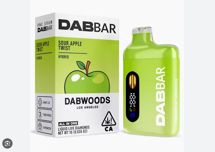 SOUR APPLE TWIST [H] (1G) LIQUID DIAMOND READY TO USE - DABWOODS