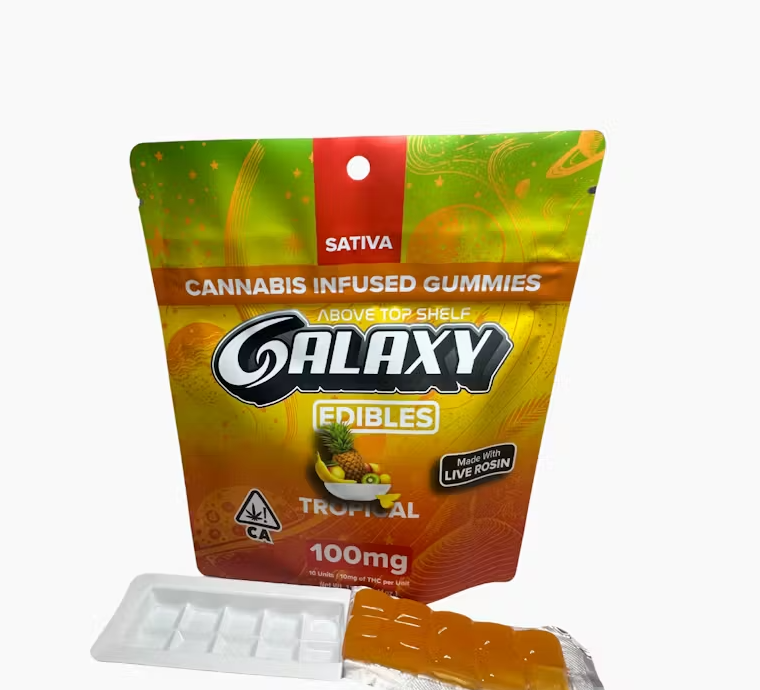 TROICAL GUMMIES (100MG/10PC) [S] - ROSIN INFUSED