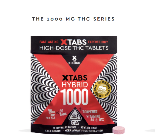 XTABS HYBRID 20PK (1000MG)