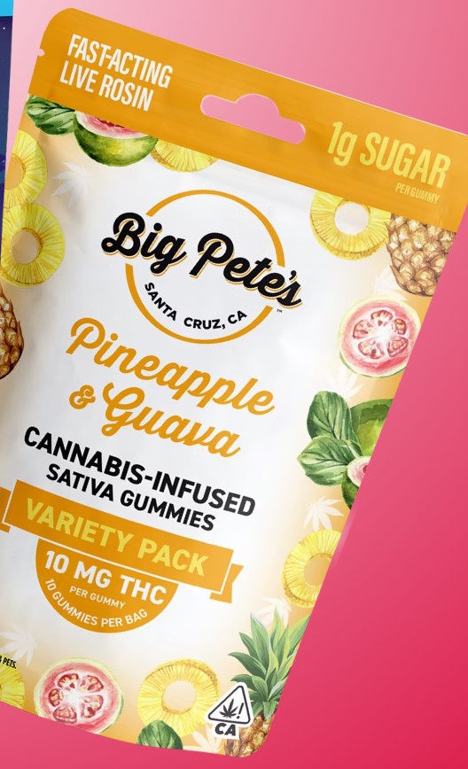 PINEAPPLE & GUAVA [S] FAST-ACTING ROSIN 10PK GUMMIES (100MG)