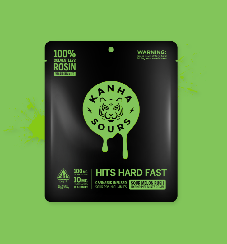 SOUR MELON RUSH [H] - 100MG ROSIN INFUSED