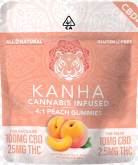 PEACH [H] CBD:THC (4:1) (100MG)