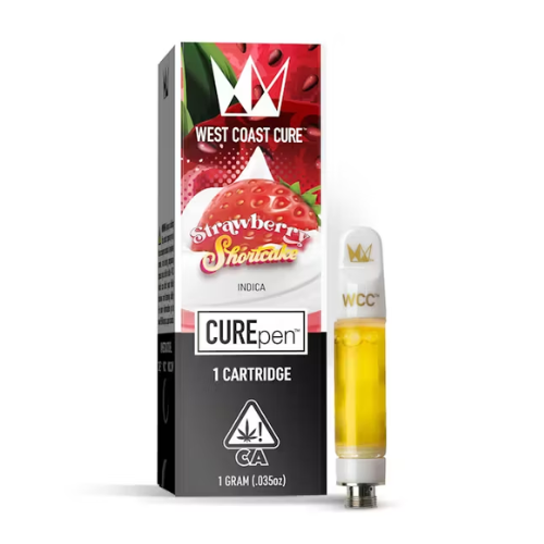 STRAWBERRY SHORTCAKE CUREPEN LIVE RESIN [I] - 1G 510 THREAD - WEST COAST CURE