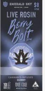 BERRY BOLT [I] - ROSIN SINGLE - 100MG EDIBLE