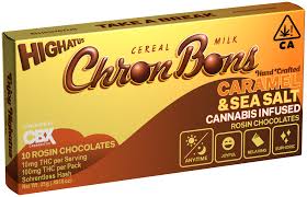 CARAMEL & SEA SALT CHRONBONS 10PC (100MG) [H]