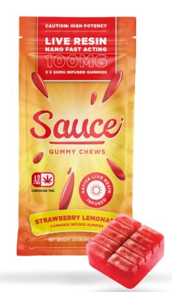 STRAWBERRY LEMONADE [S] - 100 MG LR GUMMY - SAUCE ESSENTIALS