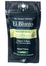 PISCO SOUR DIESEL [S] - 3PK/0.6G DIAMOND INFUSED - EL BLUNTO X ENVOLA