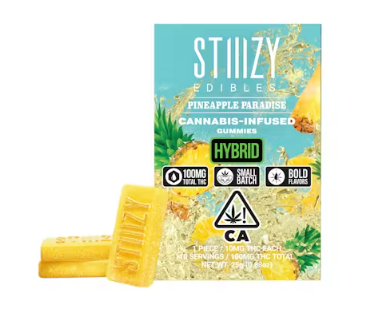 PINEAPPLE PARADISE [H] - 100MG GUMMIES 10PC - STIIIZY