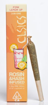 TRIFECTA PINK LEMON UP [H] ROSIN INFUSED PREROLL (1.2G)