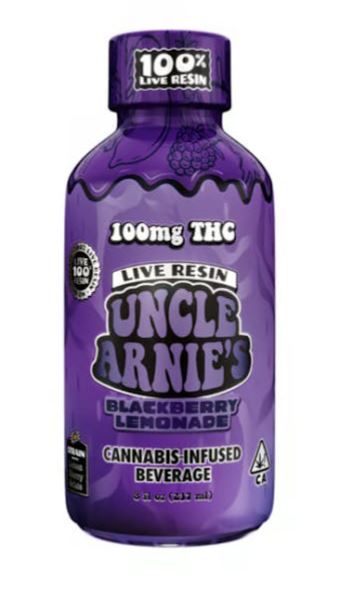 BLACKBERRY LEMONADE [H] 8OZ - 100MG LIVE RESIN - UNCLE ARNIE'S