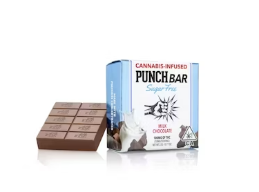 MILK CHOCOLATE SUGAR-FREE PUNCHBAR [H] (100MG)
