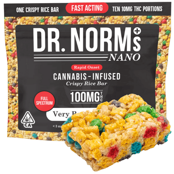 VERY BERRY CRUNCH NANO (100MG) RICE KRISPY TREAT [H]