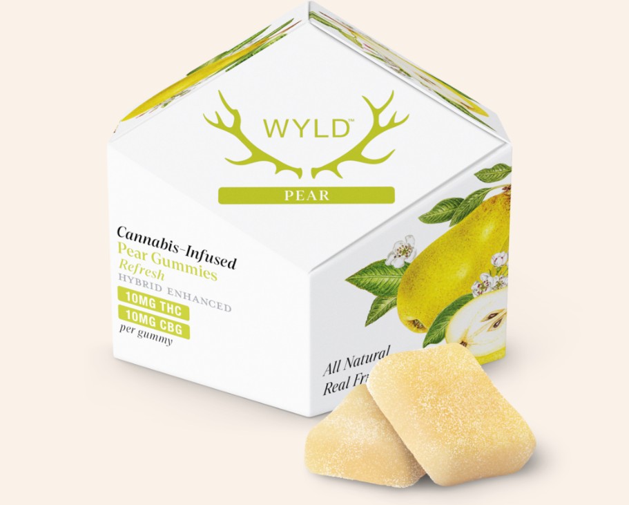 PEAR [H] - 1:1 CBG:THC GUMMIES 10PC - 100 mg