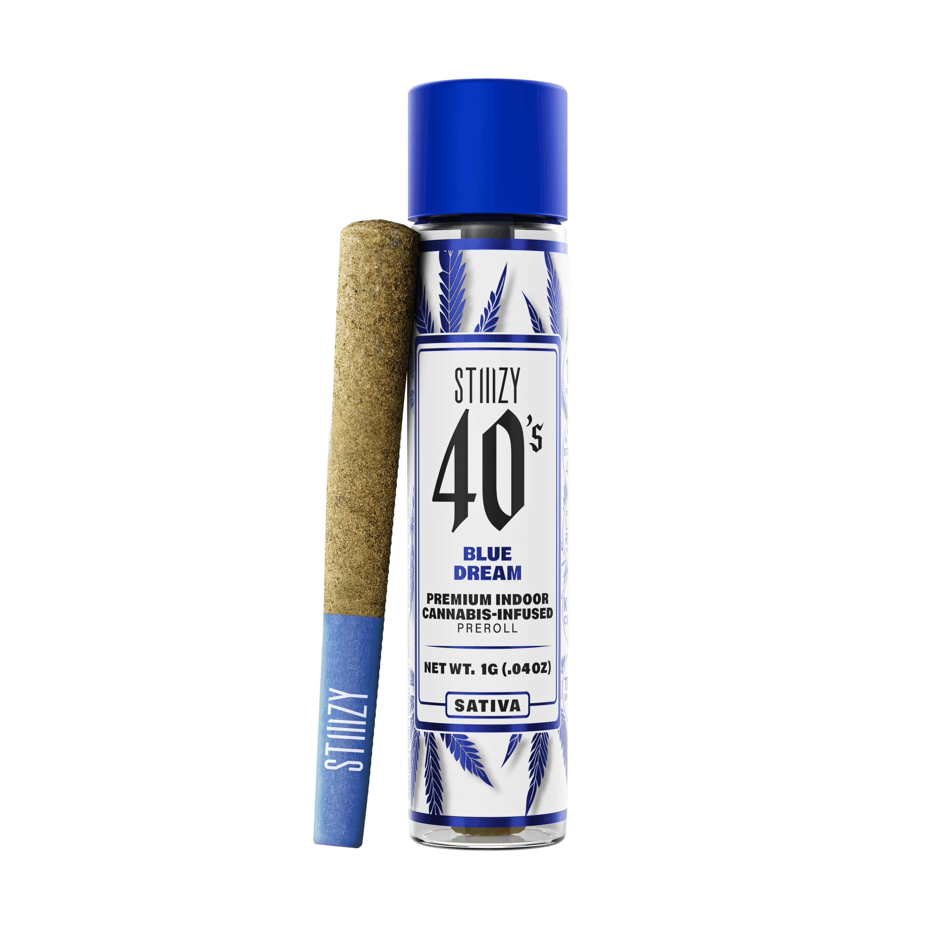 BLUE DREAM [S] - 1G INFUSED 40'S PREROLL - STIIIZY