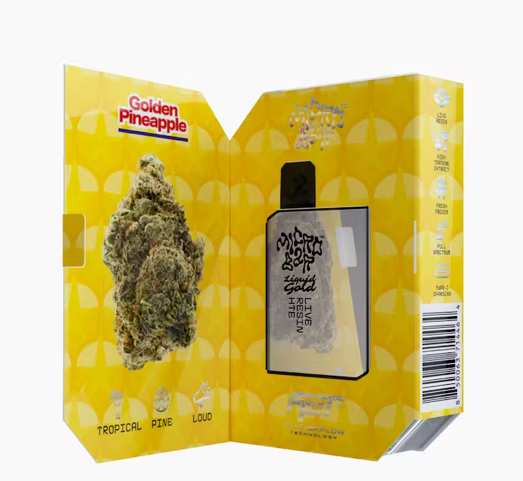 GOLDEN PINEAPPLE [S] (1G) LIVE RESIN - READY TO USE