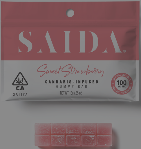 SWEET STRAWBERRY [S] GUMMY BAR (100MG)