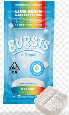 MYSTERY[H] - BURSTS - 100MG LIVE RESIN GUMMY