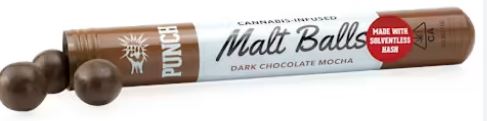 DARK CHOCOLATE MOCHA [H] 10PC MALT BALLS (100MG)