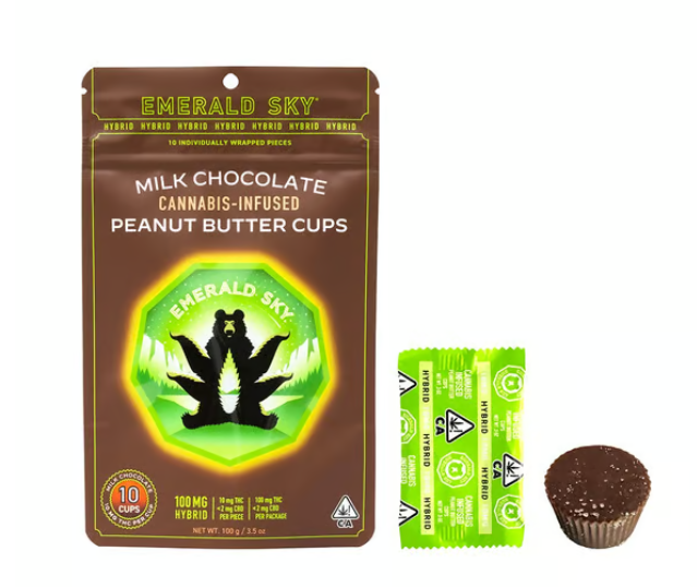 PEANUT BUTTER CUPS (100MG/10PK) [H]